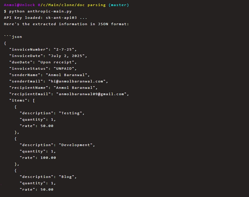 GPT-4o vs Claude Sonnet 3.5 vs Invofox: Best Document Parsing APIs (Python Invoice Parsing Examples) GPT-4o vs Claude Sonnet 3.5 vs Invofox: Best Document Parsing APIs (Python Invoice Parsing Examples)