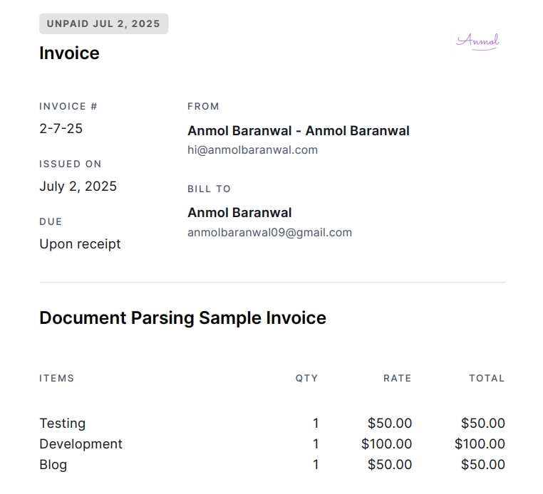 GPT-4o vs Claude Sonnet 3.5 vs Invofox: Best Document Parsing APIs (Python Invoice Parsing Examples) GPT-4o vs Claude Sonnet 3.5 vs Invofox: Best Document Parsing APIs (Python Invoice Parsing Examples)