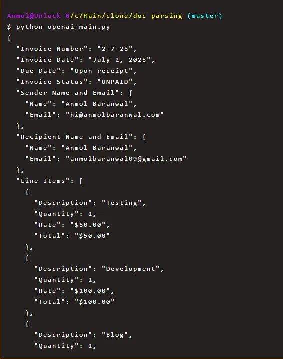 GPT-4o vs Claude Sonnet 3.5 vs Invofox: Best Document Parsing APIs (Python Invoice Parsing Examples) GPT-4o vs Claude Sonnet 3.5 vs Invofox: Best Document Parsing APIs (Python Invoice Parsing Examples)